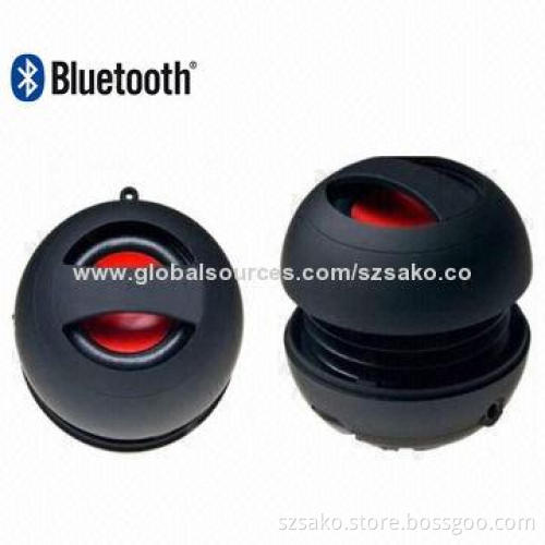 1.5-inch Bluetooth 2.0/3.0 Speaker, Built-in Flexible Audio Cable, Mega Bass, Long Time Working